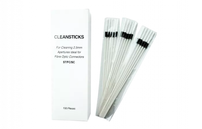 Набор палочек для чистки оптических портов SC, FC, ST 2,5 мм (100 шт.)