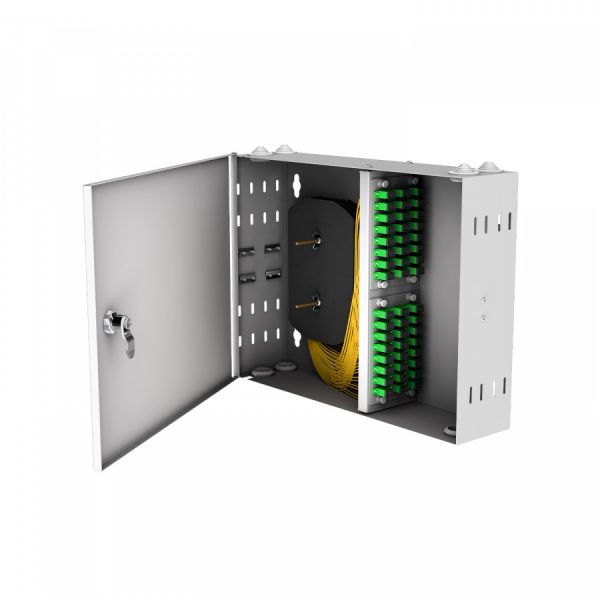 Кросс настенный NTSS PREMIUM, предсобранный, 48 портов SC/APC, 9/125 мкм