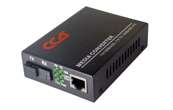 Медиаконвертер 100M, Tx1550/Rx1310 20km, RJ45 SC