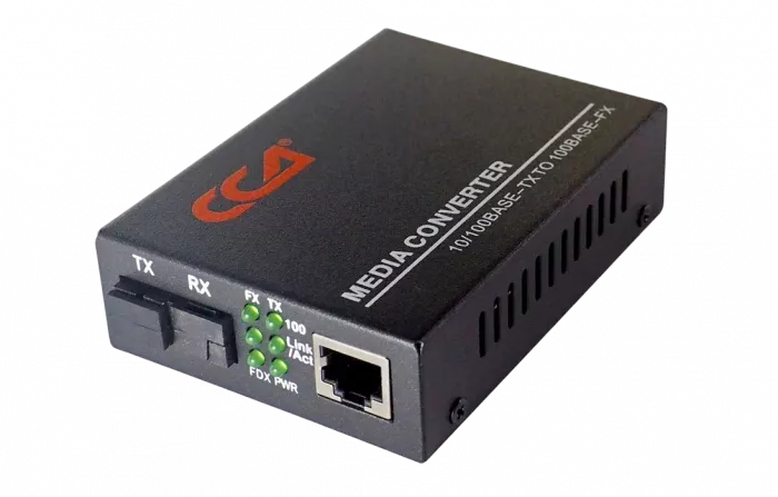 Медиаконвертер 100M, Tx1550/Rx1310 20km, RJ45 SC