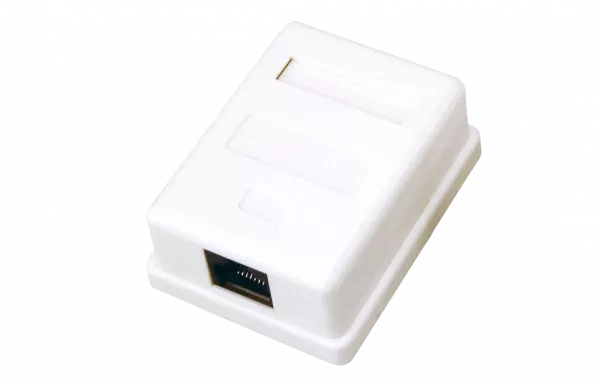 03-0121 Розетка компьютерная REXANT 1-порт RJ-45 (8P8C), cat 5e, внешняя