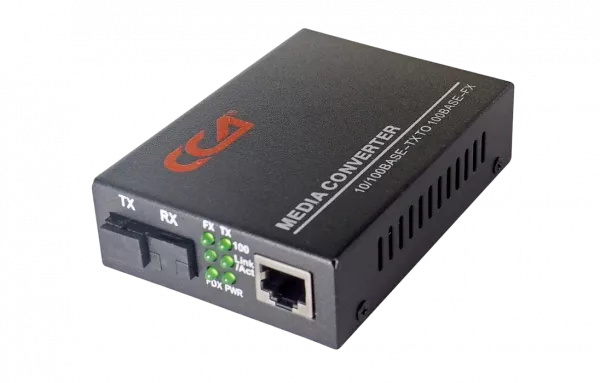 Медиаконвертер 100M, Tx1310/Rx1550 20km, RJ45 SC