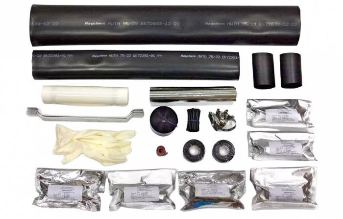 Муфта прямая МСБВБ-П-АБ-27-30 с водоблокирующими материалами и ал.оболочкой ССД