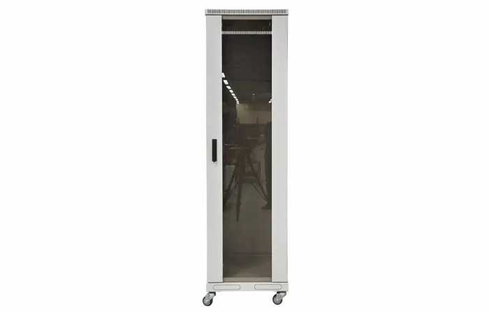 Шкаф телекоммуникационный напольный 19",33U(800x1000), ШТ-НП-33U-800-1000-С, передняя дверь стекло ССД