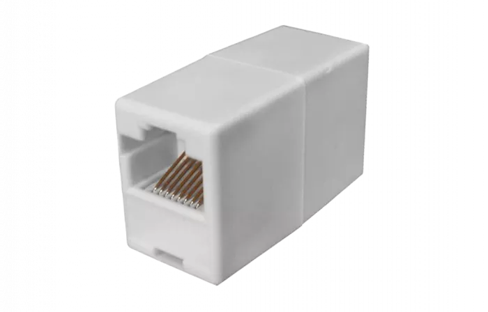 03-0101-4 Кoмпьютерный проходник RJ-45(8P-8C) cat 5e, (гнездо-гнездо)  PROconnect