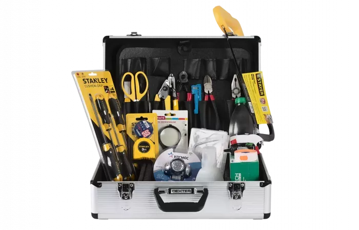 НИМ-25 Комплект инструментов для разделки кабеля (Knipex)