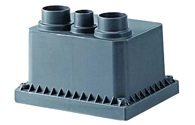 025001 Смотровое устройство 225х175х145 для двустенных труб, переходные d=32-50мм