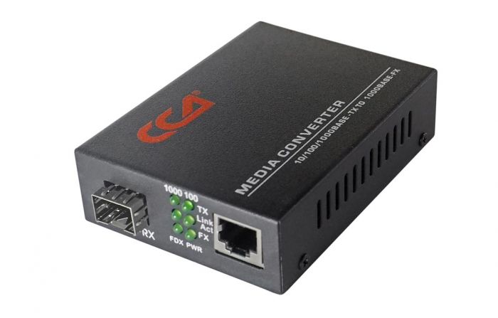 Медиаконвертер 10/100/1000-Base-T / 1000Base-X с SFP-портом