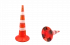 Конус сигнальный КС 3.6.0 с 3 комбинированными полосами и утяжелителем