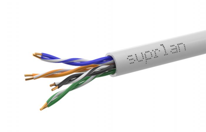 01-0320-1 SUPRLAN Standard UTP 5e 4x2xAWG24 Cu LSZH нг(А)-HF In. 305м (RUS)