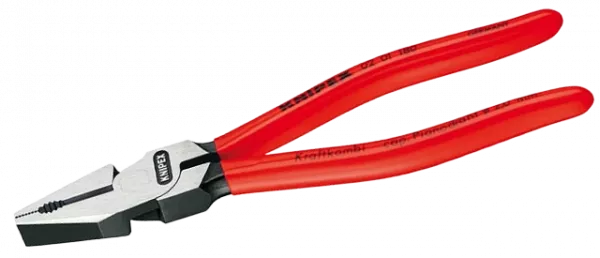 KN-0201180 Плоскогубцы Knipex 02 01 180мм с высоким соотношением плечевого рычага