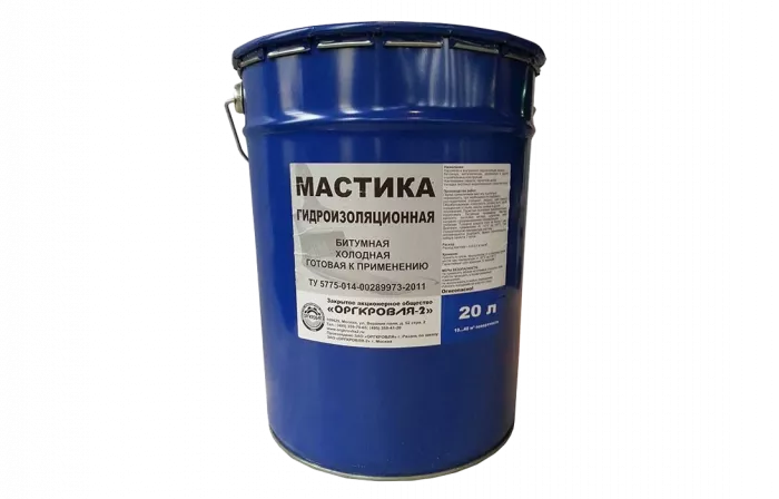 Мастика битумно-полимерная гидроизоляционная (20 л)