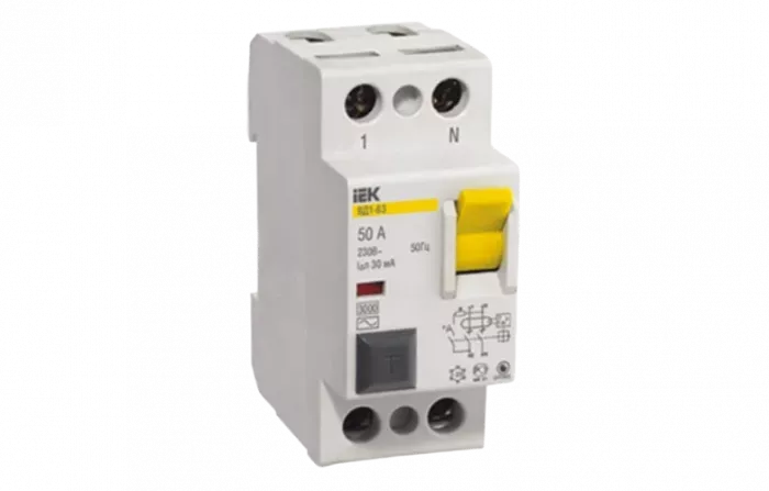 MDV10-2-063-100 УЗО ВД1-63 2Р 63А 100мА ИЭК