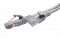 10-0142 SUPRLAN Патч-корд UTP 5e 4x2 26AWG (7x0.16mm) Cu LSZH серый 1м