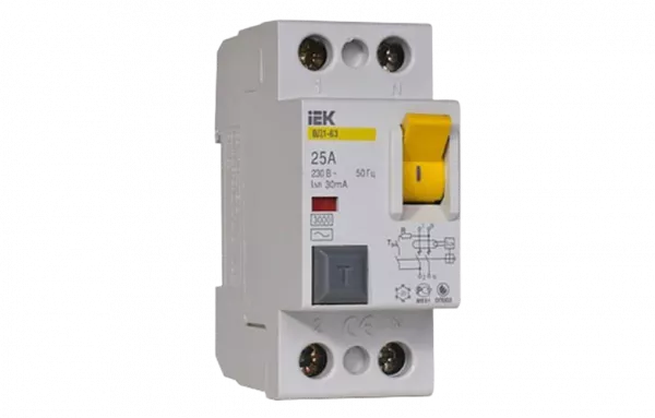 MDV10-2-025-030 УЗО ВД1-63 2Р 25А 30мА ИЭК
