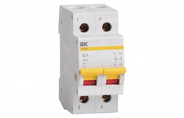 MNV10-2-040 Выключатель нагрузки (мини-рубильник) ВН-32 2Р  40А ИЭК