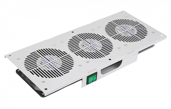 Вентиляторный модуль потолочный, 3 вентилятора с термодатчиком без шнура питания35С ВМ-3П ССД