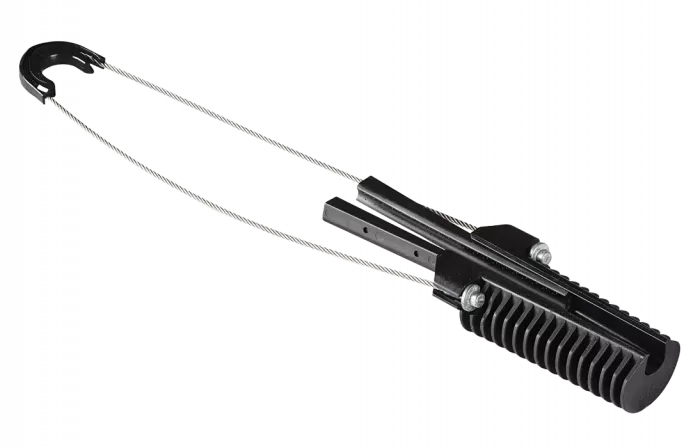 AC68L 260 Зажим натяжной для 8-образных кабелей (диэл), 6-9мм, 3.5кН