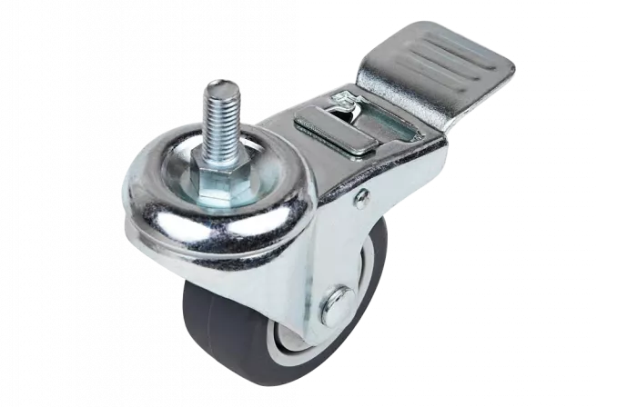 Ролик с тормозом для телекоммуникационных шкафов и стоек SCtkb 75 колесо диаметр оси М12