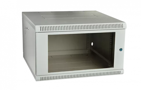 Шкаф телекоммуникационный настенный разборный со съемными боковыми стенками 19”,15U(600x650), ШТ-НСрМ-15U-600-650-С дверь стекло ССД