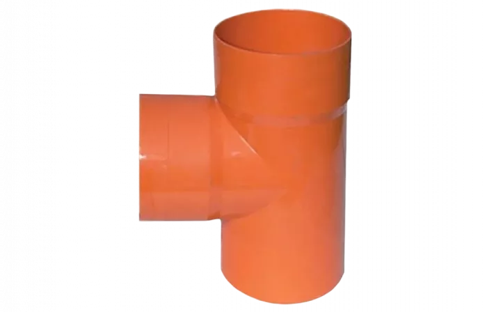 020125 Тройник для двустенных труб 90°, полипропилен, d=125мм