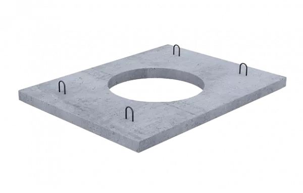 Плита перекрытия колодца ККСр-1-10(80) (В25)