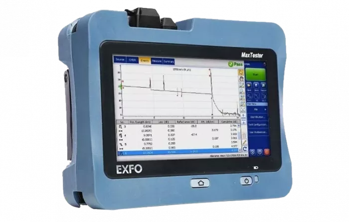Оптический рефлектометр  MAX-730C-SM1-XX FTTx/PON SM OTDR 1310/1550 nm, 39/38 dB