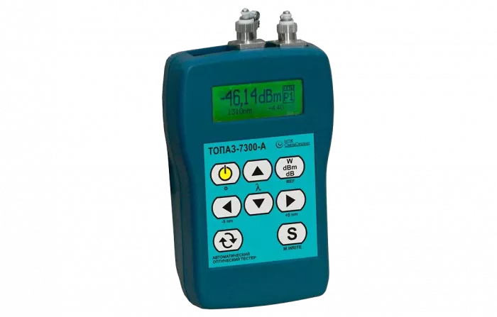 Оптический тестер ТОПАЗ-7325-А (Приемник -60…+26дБм/ Источник 1310нм / 1550нм)