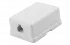 03-0001 Розетка телефонная RJ-14 6P4C открытой проводки