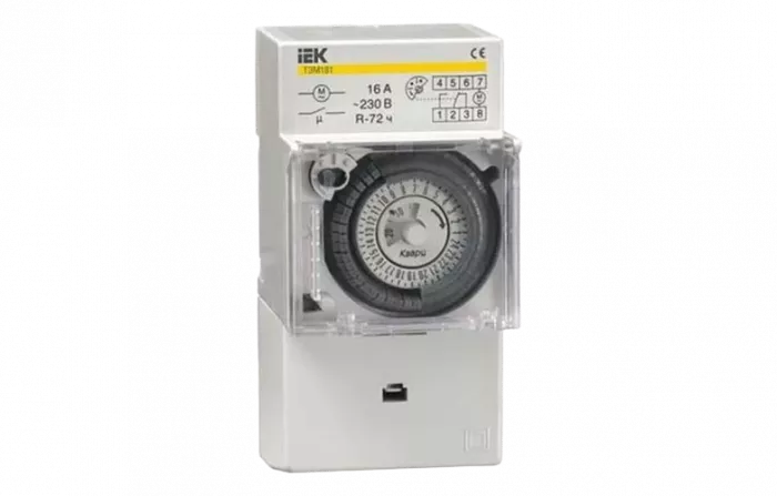 MTA20-16 Таймер ТЭМ181 аналоговый 16А 230В на DIN-рейку ИЭК