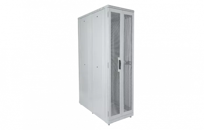 Шкаф телекоммуникационный напольный серверный 19",33U(600x1200) , ШТ-НП-С-33U-600-1200-П2П передняя дверь перфорипрованная,задняя перф.двойная. ССД