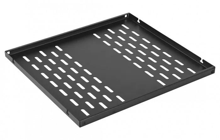 Полка стационарная перфорированная черный ПС-75-Ч(750мм*490мм) ССД