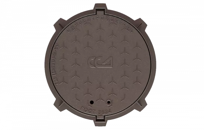 Люк чугунный с замком ВЧШГ тип ТМ "Д400" Г 2-60 (ОУЭ-600)