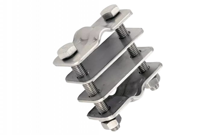 ZANDZ ZZ-202-001 Зажим к молниеприёмнику для токоотводов (нержавеющая сталь)