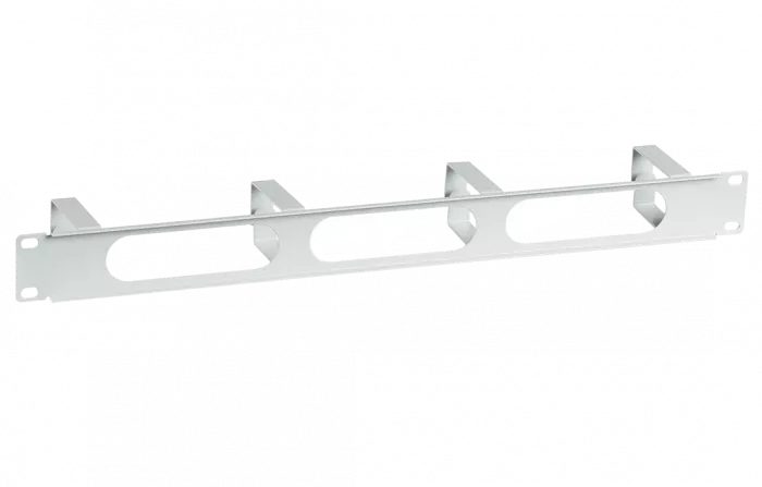 Органайзер кабельный горизонтальный с окнами 4 кольца 1U ОКО-19"-1U ССД