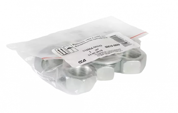 Комплект гаек и шайб для фундаментов светофоров