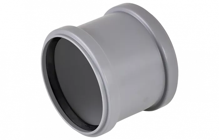 Муфта ПНД d=125 канализационная надвижная для труб SDR