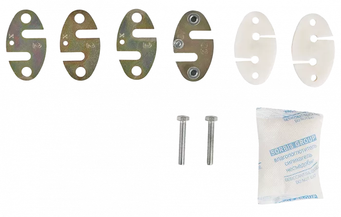 Комплект для ввода 4-7 мм ОК в овальный патрубок муфты МОГ-Т4 и МПО-Ш1 ССД