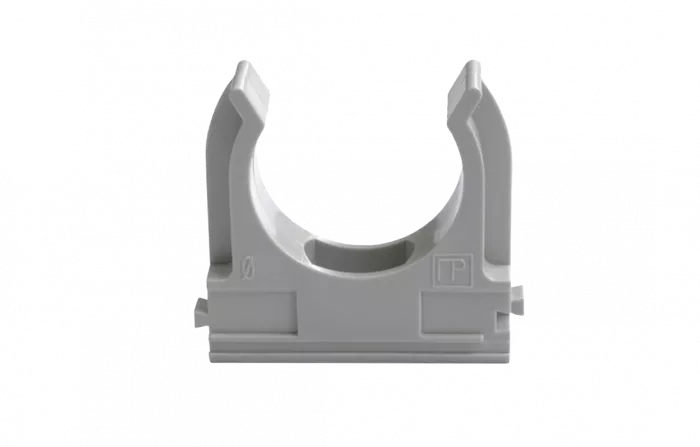 PR.02620 Крепеж-клипса для труб АБС-пластик в п/э д20 (100шт/1500шт уп/кор) Промрукав