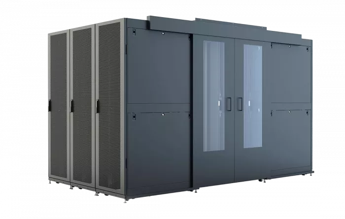 Двери для систем коридора раздвижные 48U (900x1200), для шкафов серверных ЦОД, ШТ-НП-СЦД-48U, СЦД-Д-48U-900-1200 комплект, RAL9005