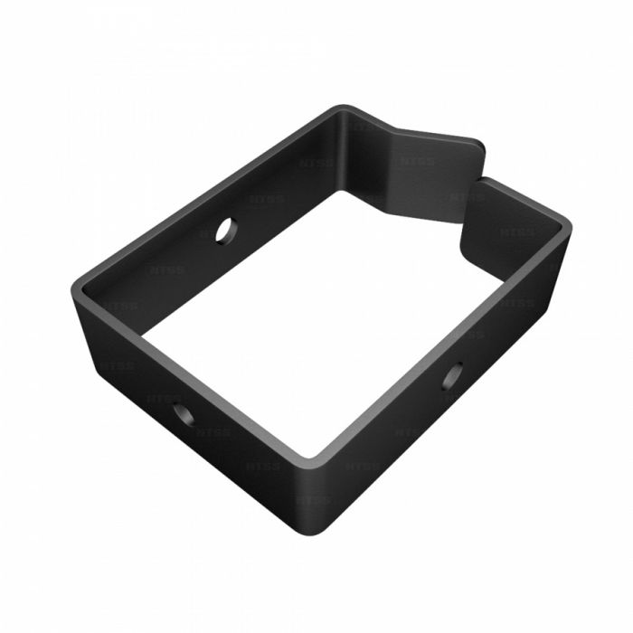 Кабельный органайзер кольцо 65х45мм, черный RAL 9005