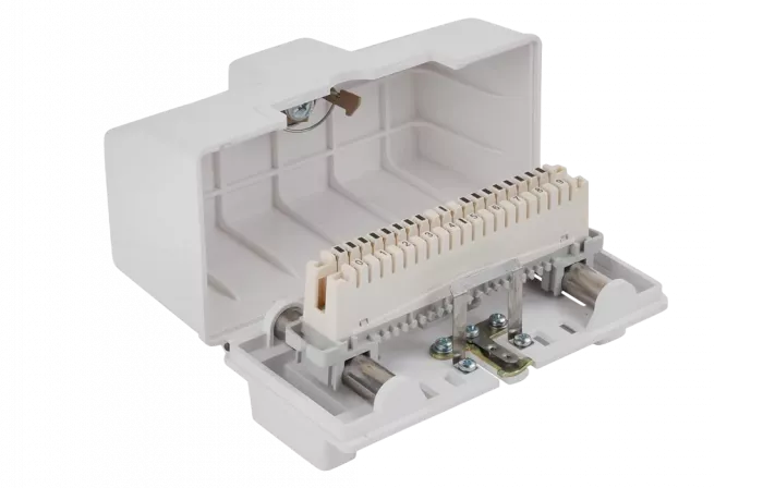 Коробка КРТП-В/10-Р плинт LSA-PROFIL, замок, ключ 41144 ССД