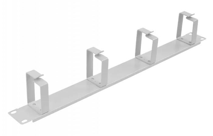 Органайзер кабельный горизонтальный 4 кольца ОКГ-19"-1U ССД