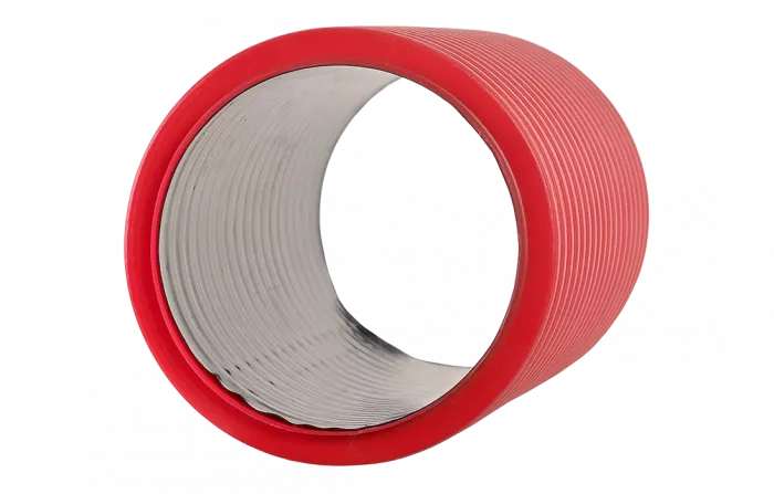 PR15.0235 Труба гофрированная двустенная ПНД гибкая тип 450 (SN18) с/з красная д63 (20м/уп) Промрукав