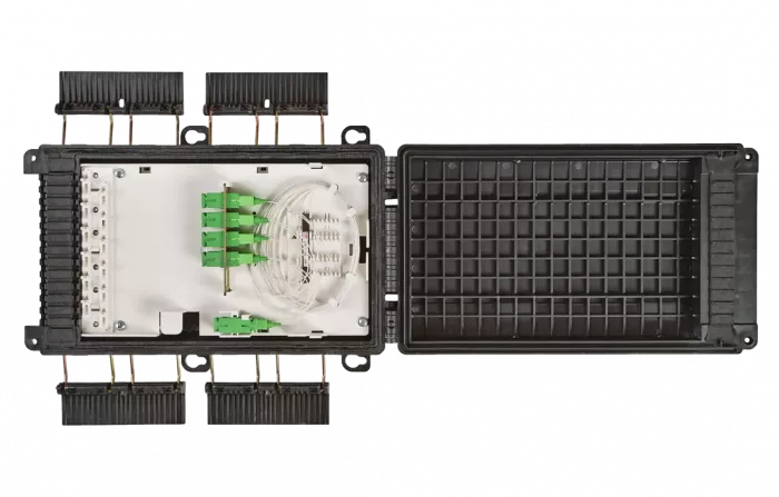 Муфта-кросс МКО-П2/С09-1PLC8-SC/APC-12SC-10SC/APC-1SC/APC ССД