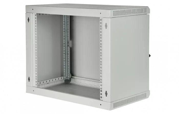 Шкаф телекоммуникационный настенный разборный 19”,12U(600x550), ШТ-НСр-12U-600-550-М дверь металл ССД