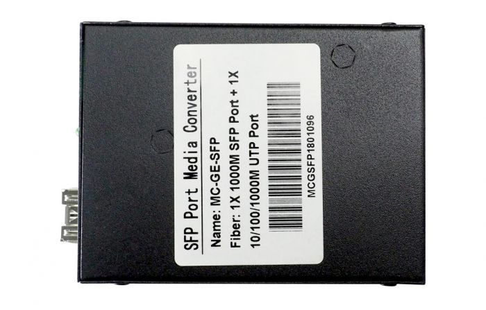 Медиаконвертер 10/100/1000-Base-T / 1000Base-X с SFP-портом