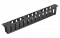 Органайзер кабельный горизонтальный с крышкой ОКГК-19"-1U-Ч чёрный ССД
