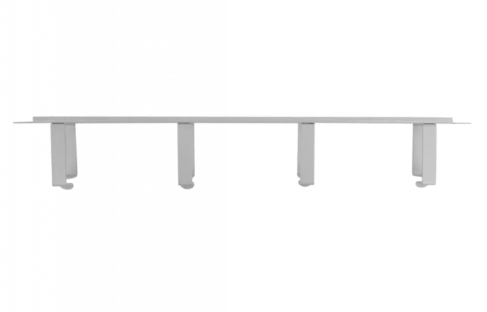 Органайзер кабельный горизонтальный 4 кольца ОКГ-19"-1U ССД