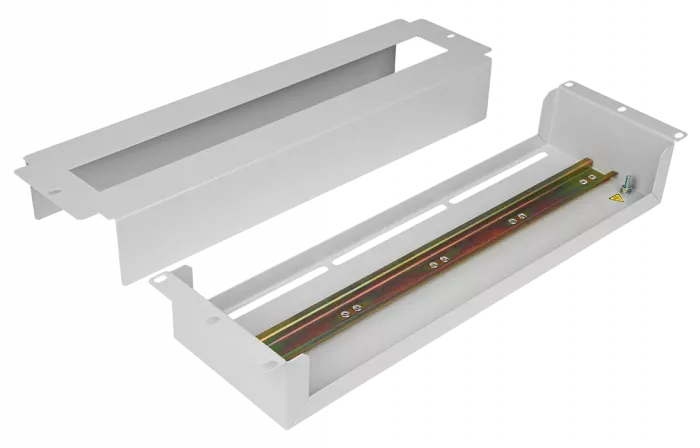 DIN рейка  в корпусе 19" 3U ССД